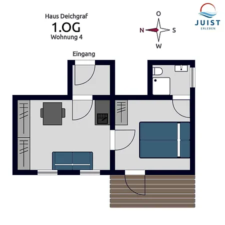 Apartmán Haus Deichgraf 174 - 4